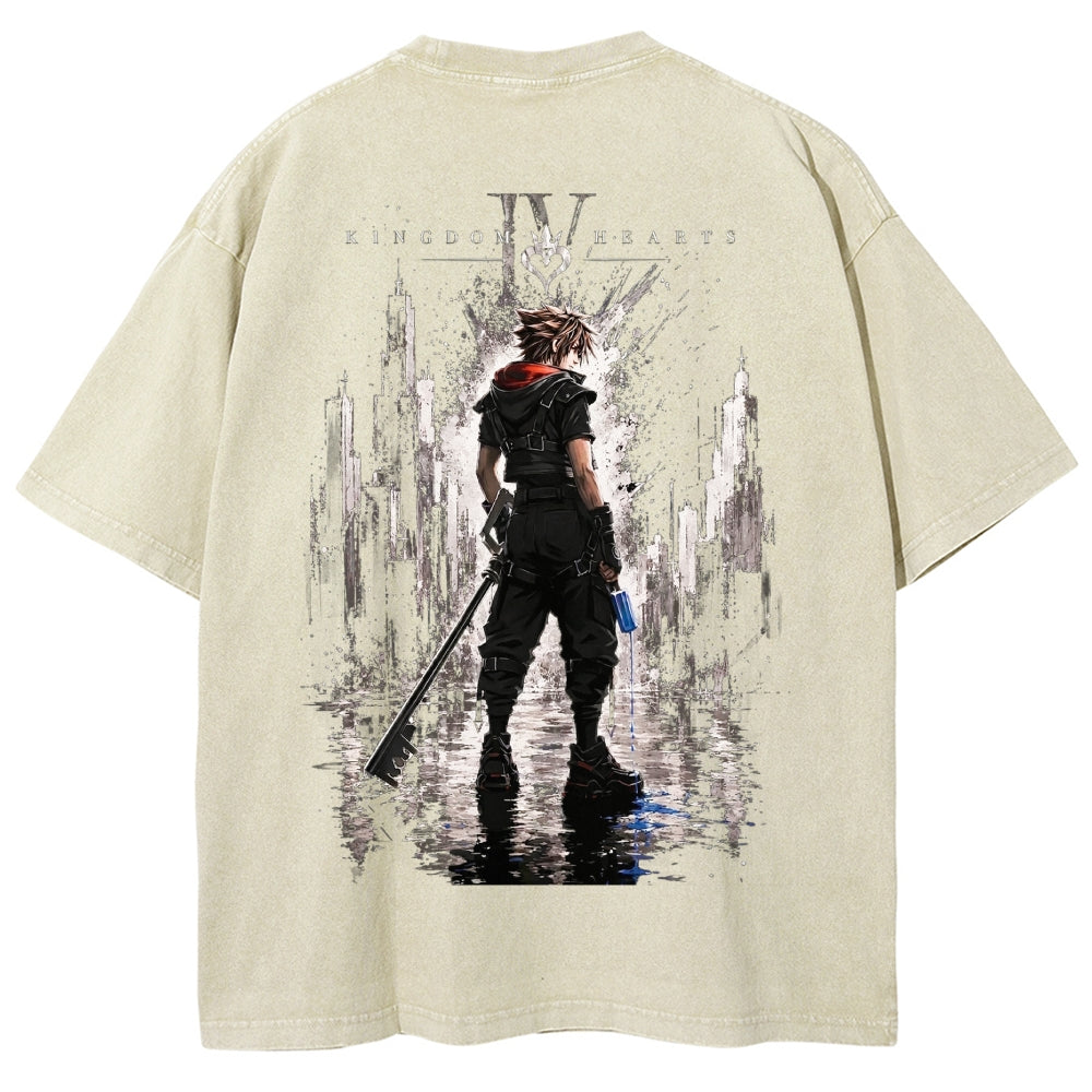 Kingdom Hearts Washed T-shirt 2606015492
