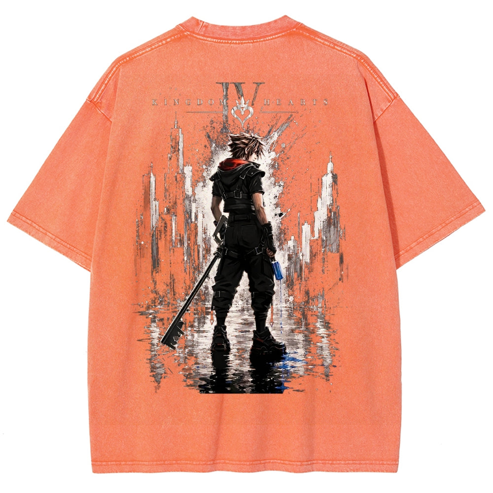 Kingdom Hearts Washed T-shirt 2606015492