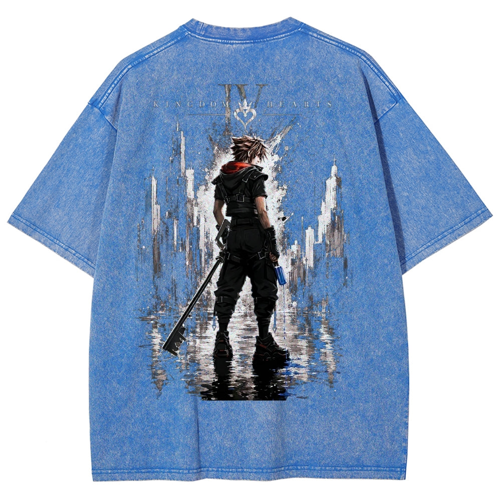 Kingdom Hearts Washed T-shirt 2606015492