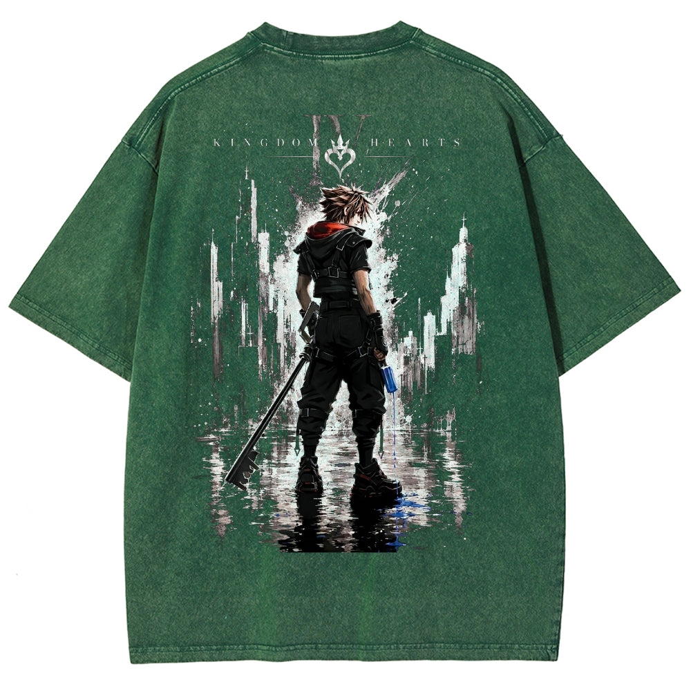 Kingdom Hearts Washed T-shirt 2606015492