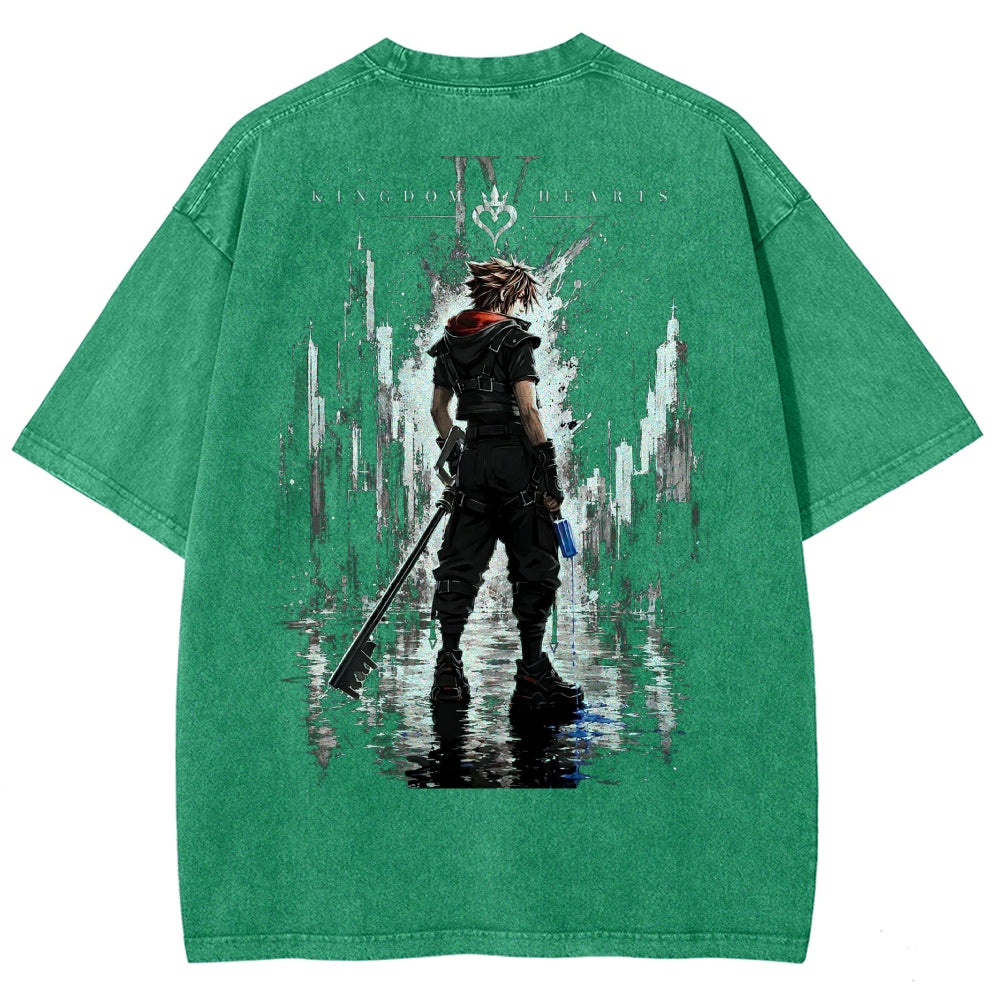 Kingdom Hearts Washed T-shirt 2606015492