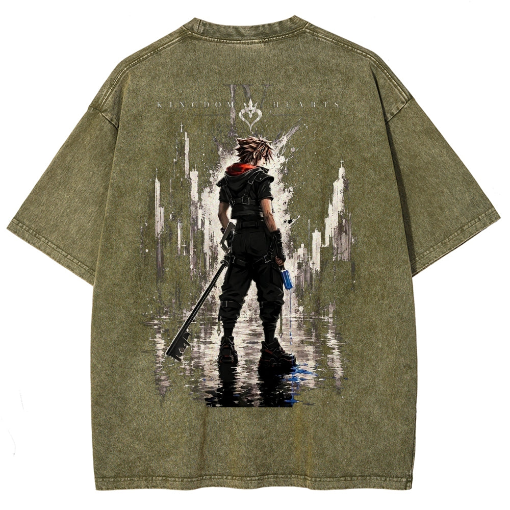 Kingdom Hearts Washed T-shirt 2606015492