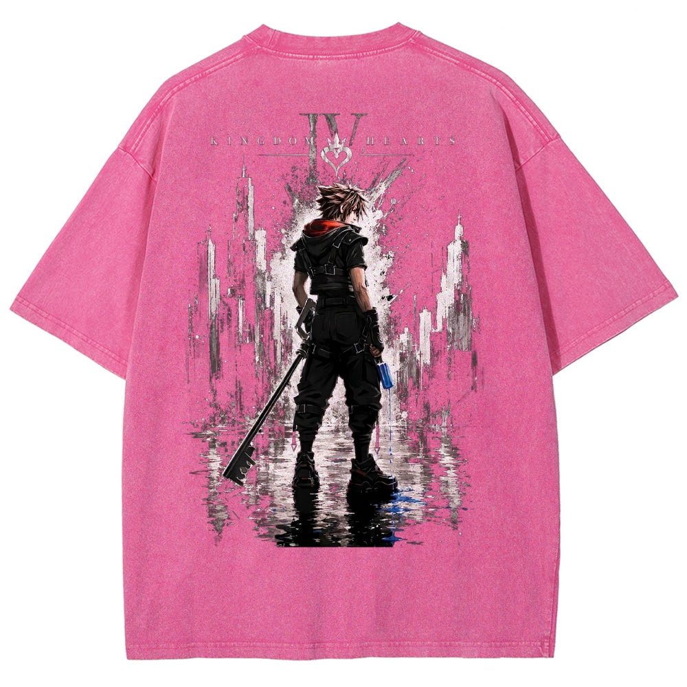 Kingdom Hearts Washed T-shirt 2606015492