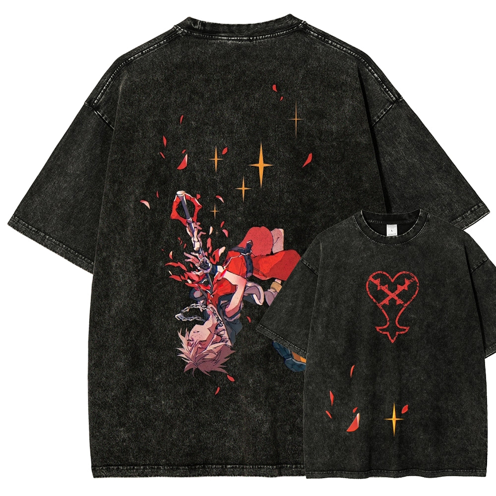 Kingdom Hearts Washed T-shirt 2606015493