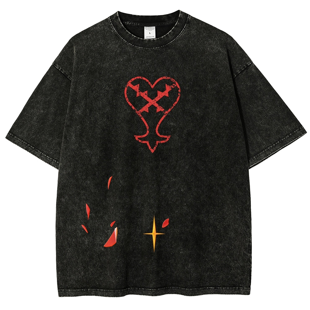 Kingdom Hearts Washed T-shirt 2606015493