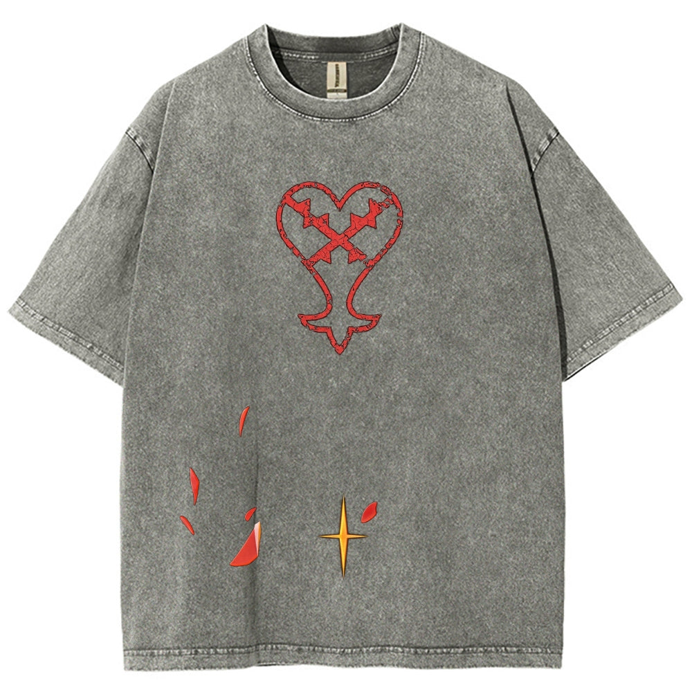 Kingdom Hearts Washed T-shirt 2606015493