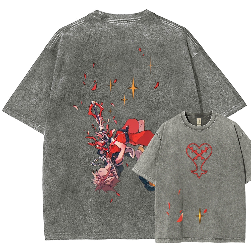 Kingdom Hearts Washed T-shirt 2606015493