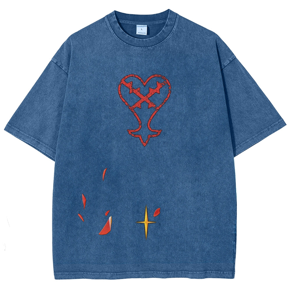 Kingdom Hearts Washed T-shirt 2606015493