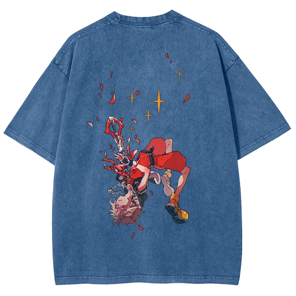 Kingdom Hearts Washed T-shirt 2606015493