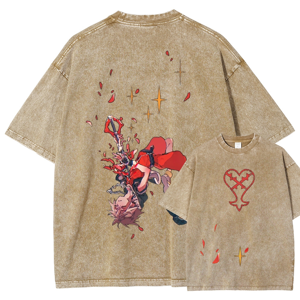 Kingdom Hearts Washed T-shirt 2606015493