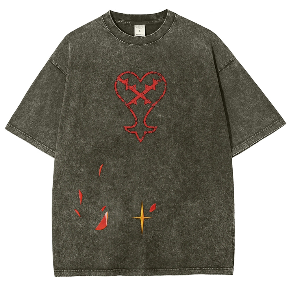 Kingdom Hearts Washed T-shirt 2606015493