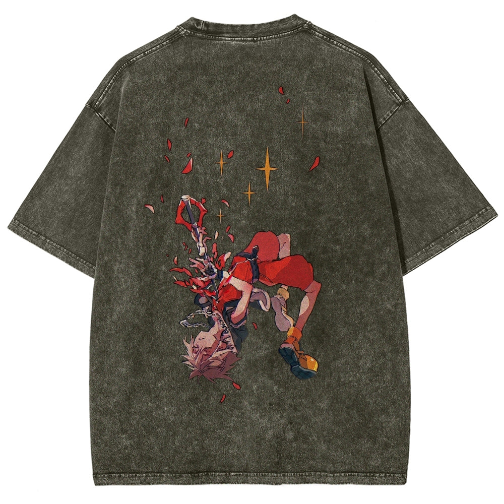 Kingdom Hearts Washed T-shirt 2606015493