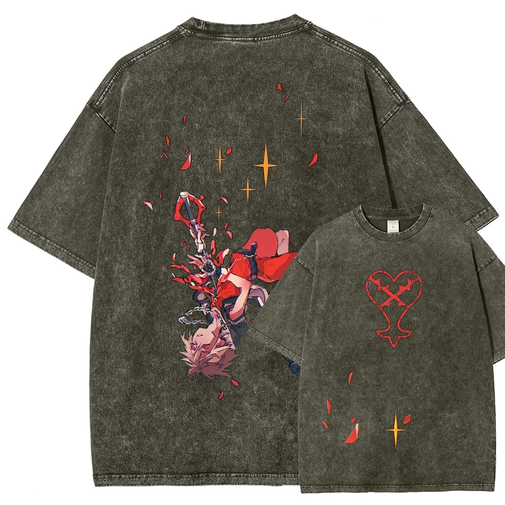 Kingdom Hearts Washed T-shirt 2606015493