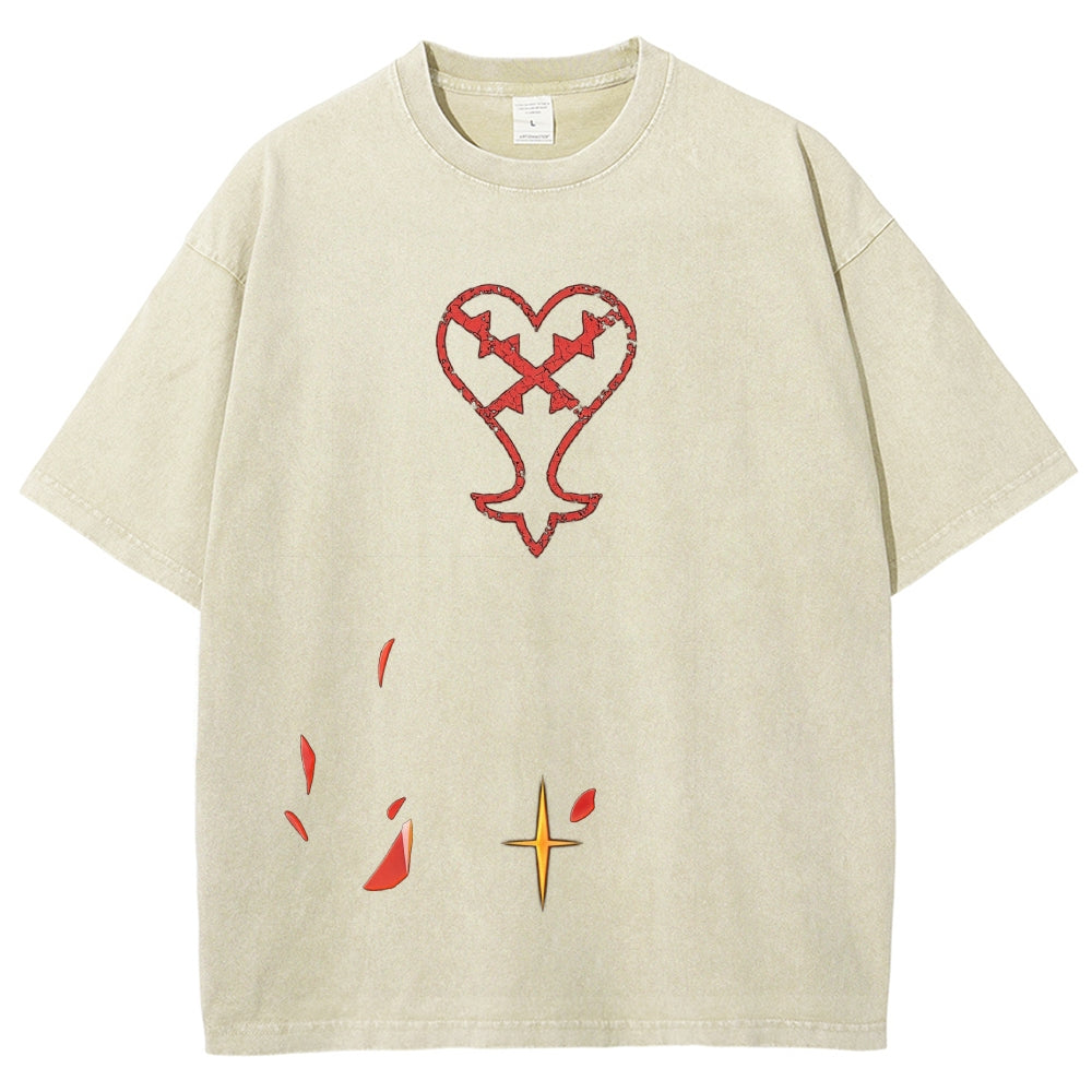 Kingdom Hearts Washed T-shirt 2606015493