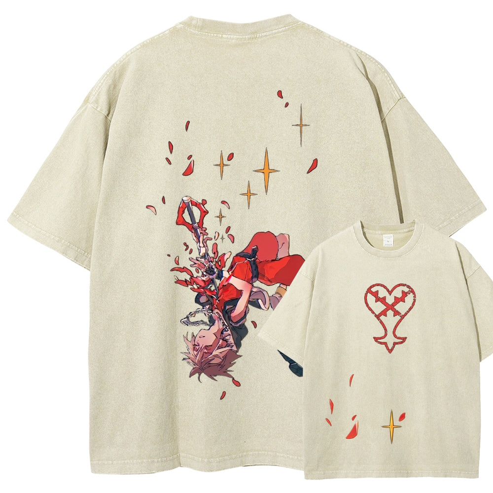 Kingdom Hearts Washed T-shirt 2606015493