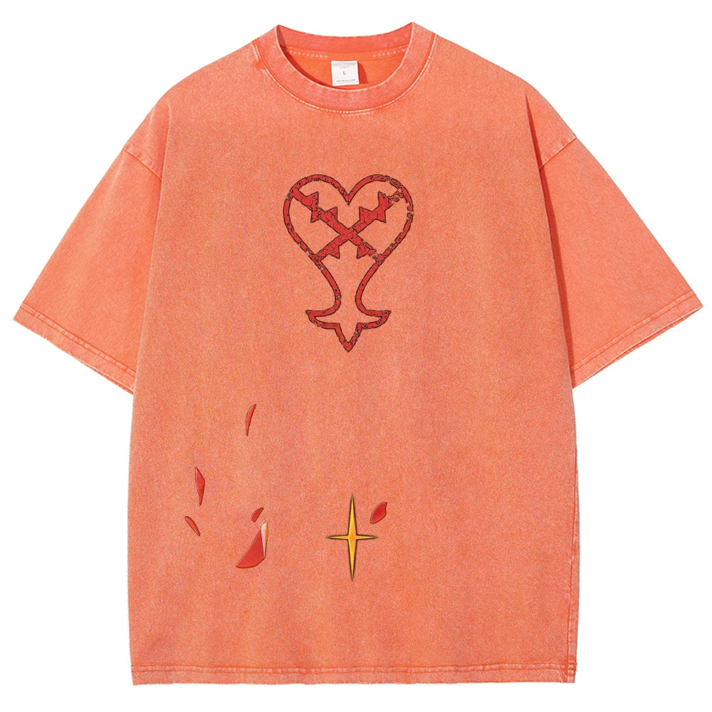Kingdom Hearts Washed T-shirt 2606015493