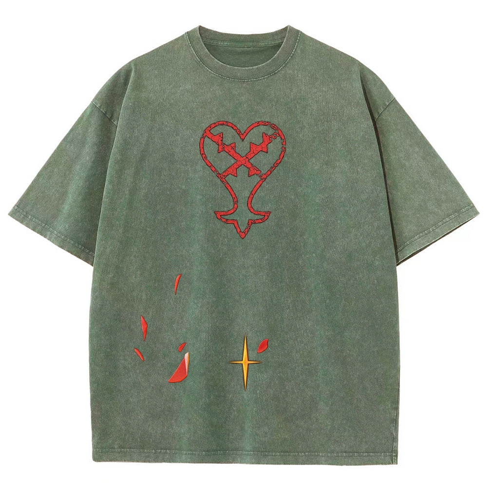 Kingdom Hearts Washed T-shirt 2606015493