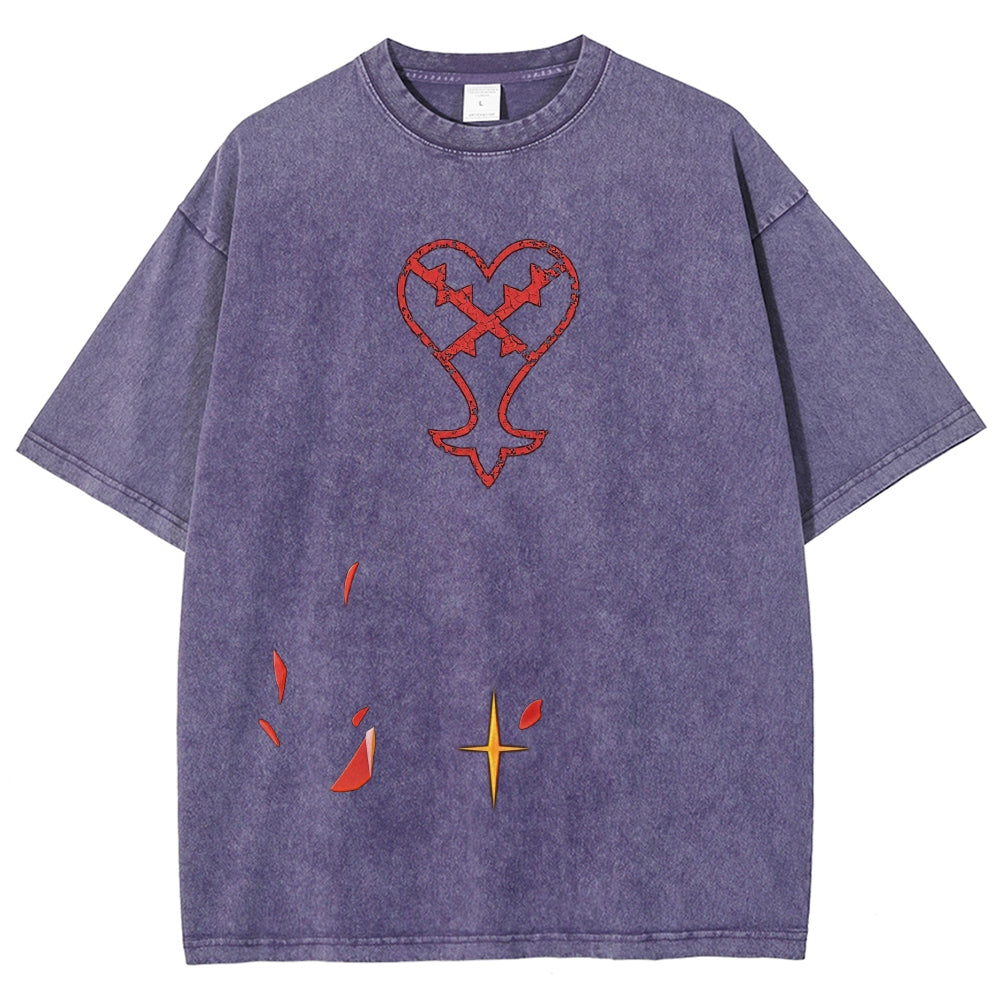 Kingdom Hearts Washed T-shirt 2606015493