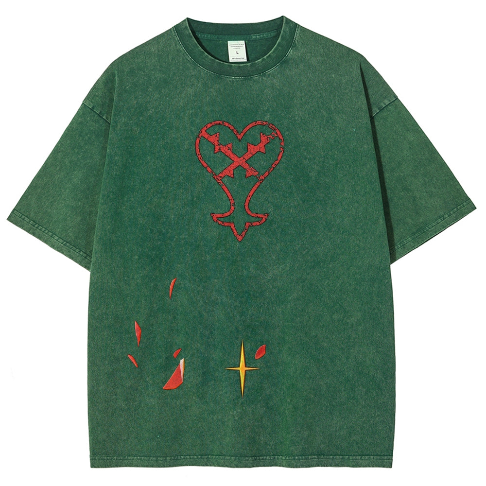 Kingdom Hearts Washed T-shirt 2606015493