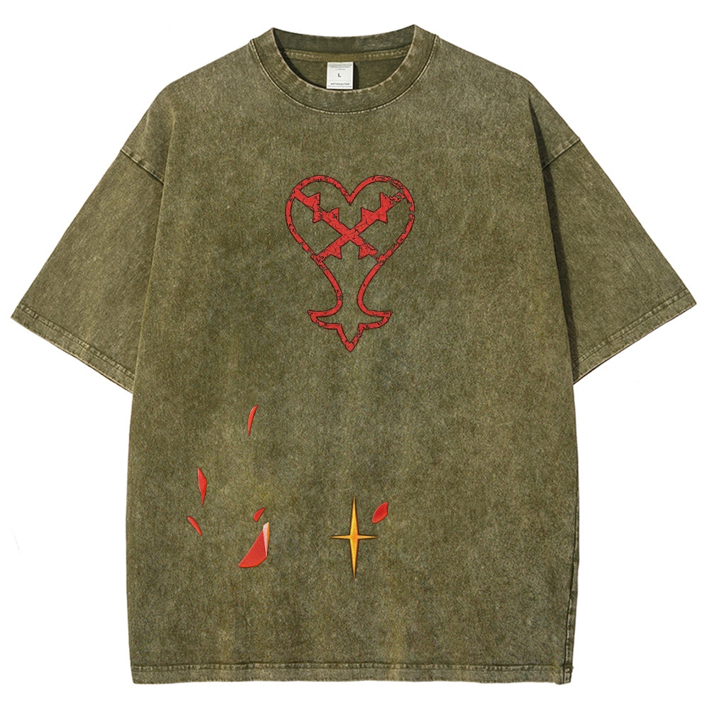 Kingdom Hearts Washed T-shirt 2606015493