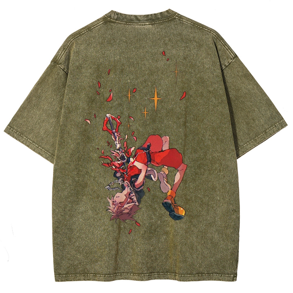 Kingdom Hearts Washed T-shirt 2606015493