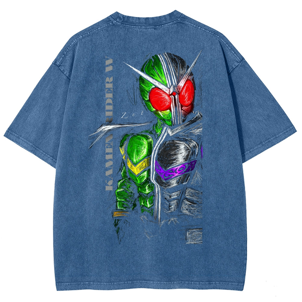Kamen Rider Series Washed T-shirt 2606015989