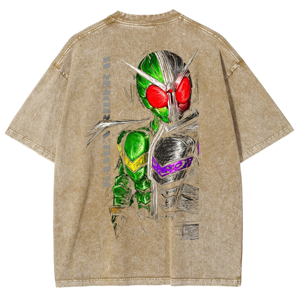 Kamen Rider Series Washed T-shirt 2606015989