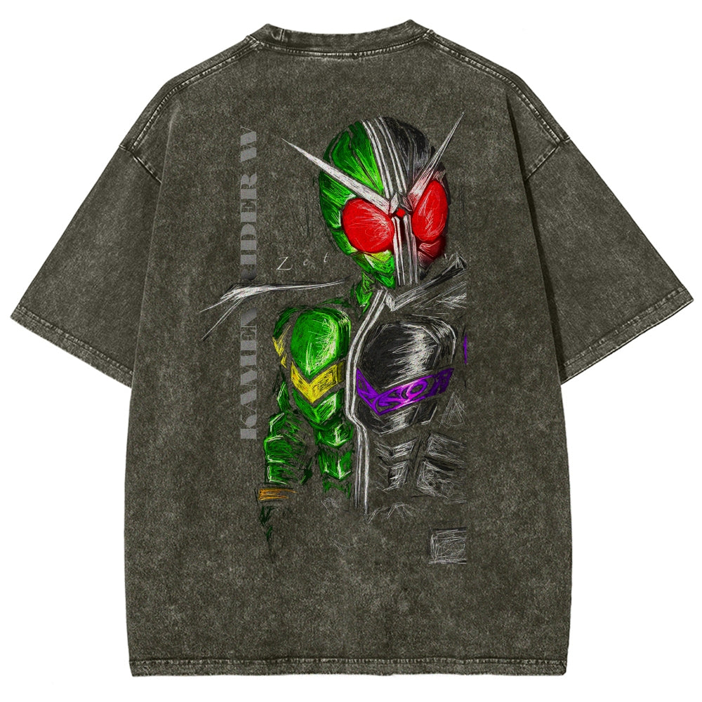 Kamen Rider Series Washed T-shirt 2606015989