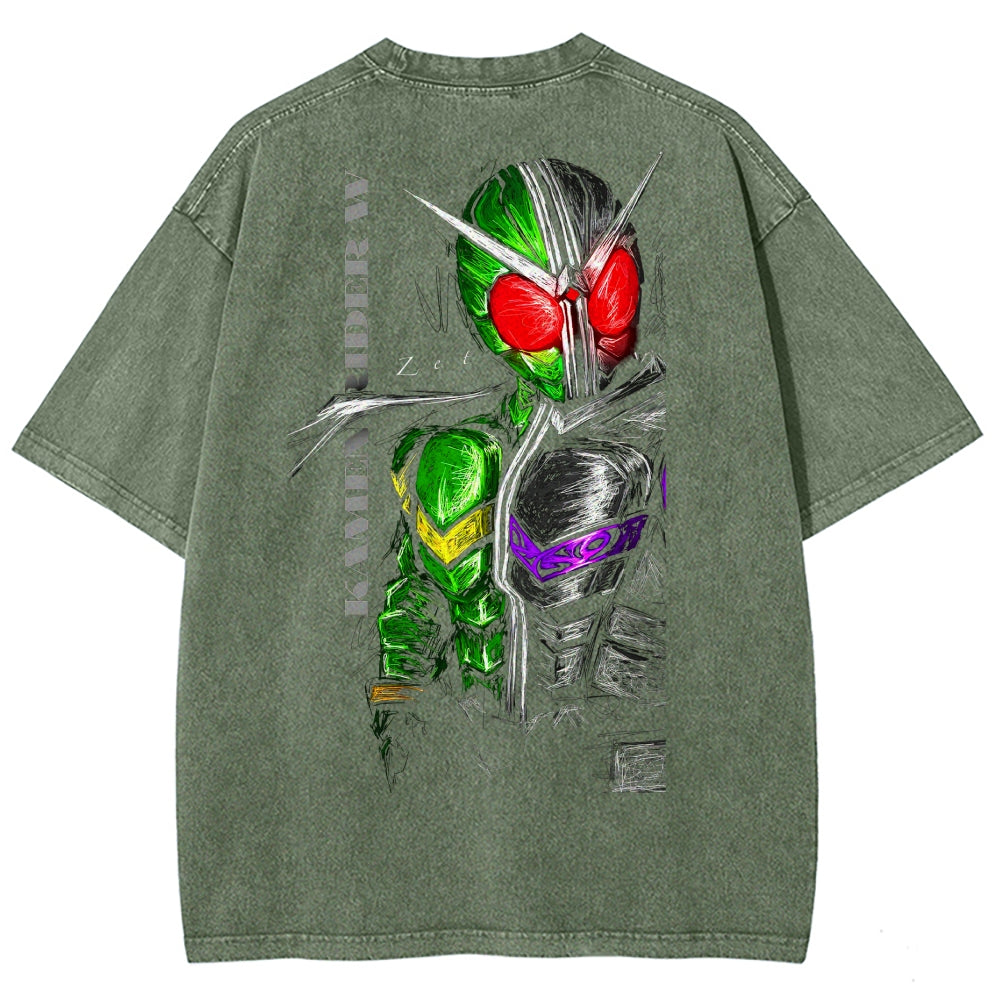 Kamen Rider Series Washed T-shirt 2606015989