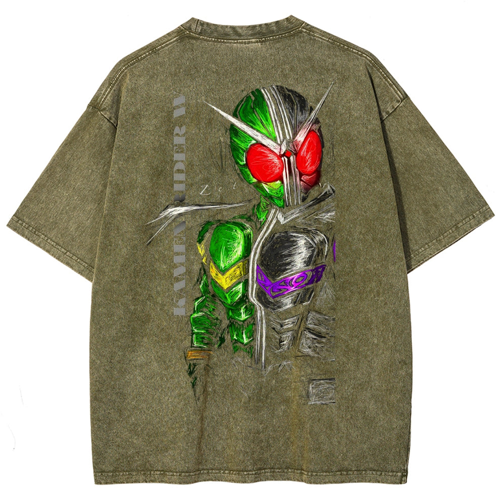 Kamen Rider Series Washed T-shirt 2606015989