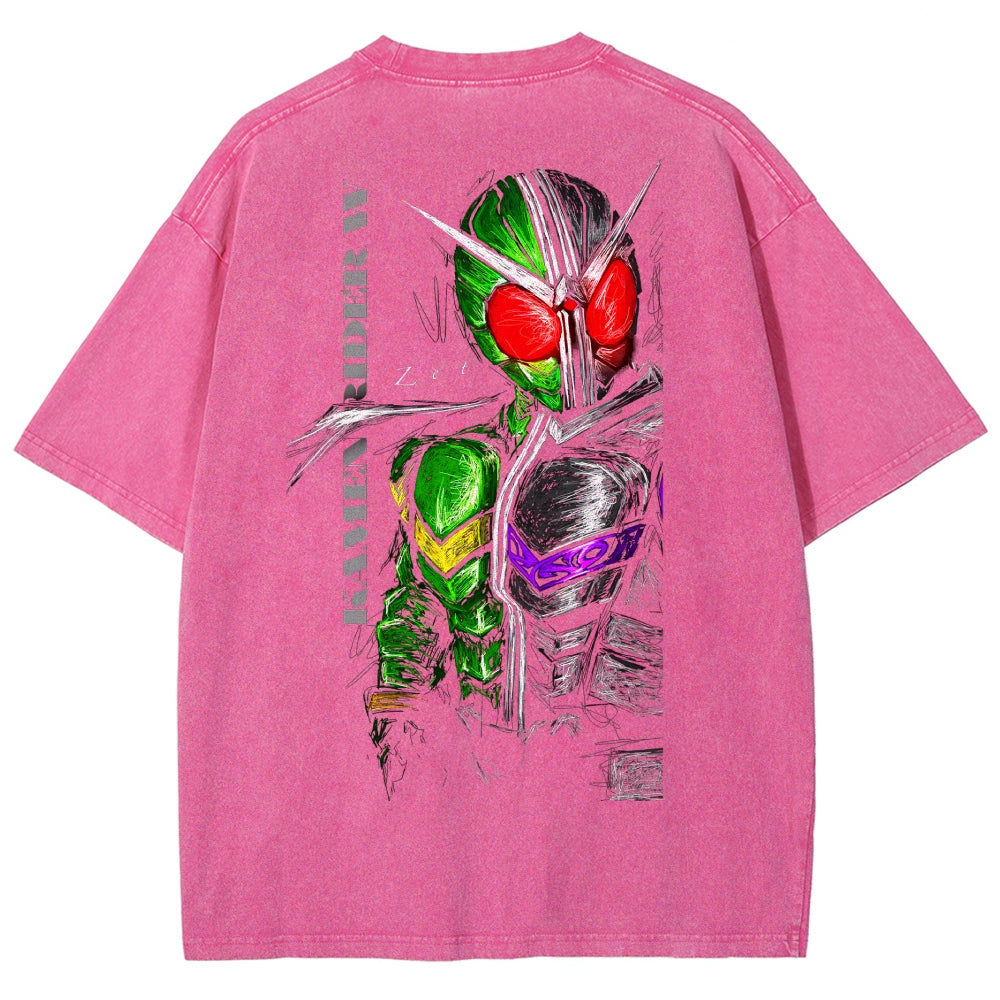 Kamen Rider Series Washed T-shirt 2606015989