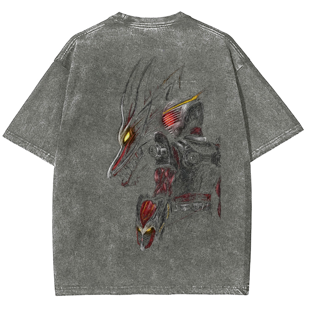Kamen Rider Series Washed T-shirt 2606015995