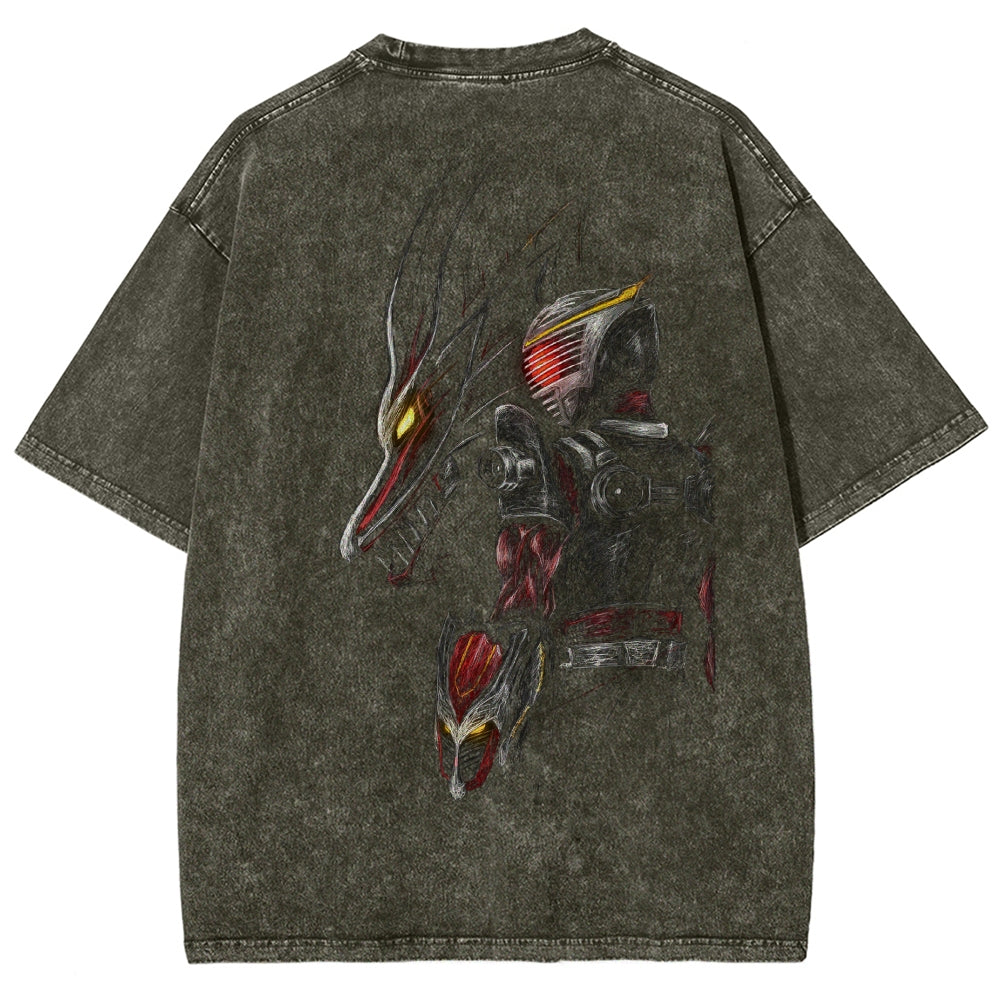 Kamen Rider Series Washed T-shirt 2606015995