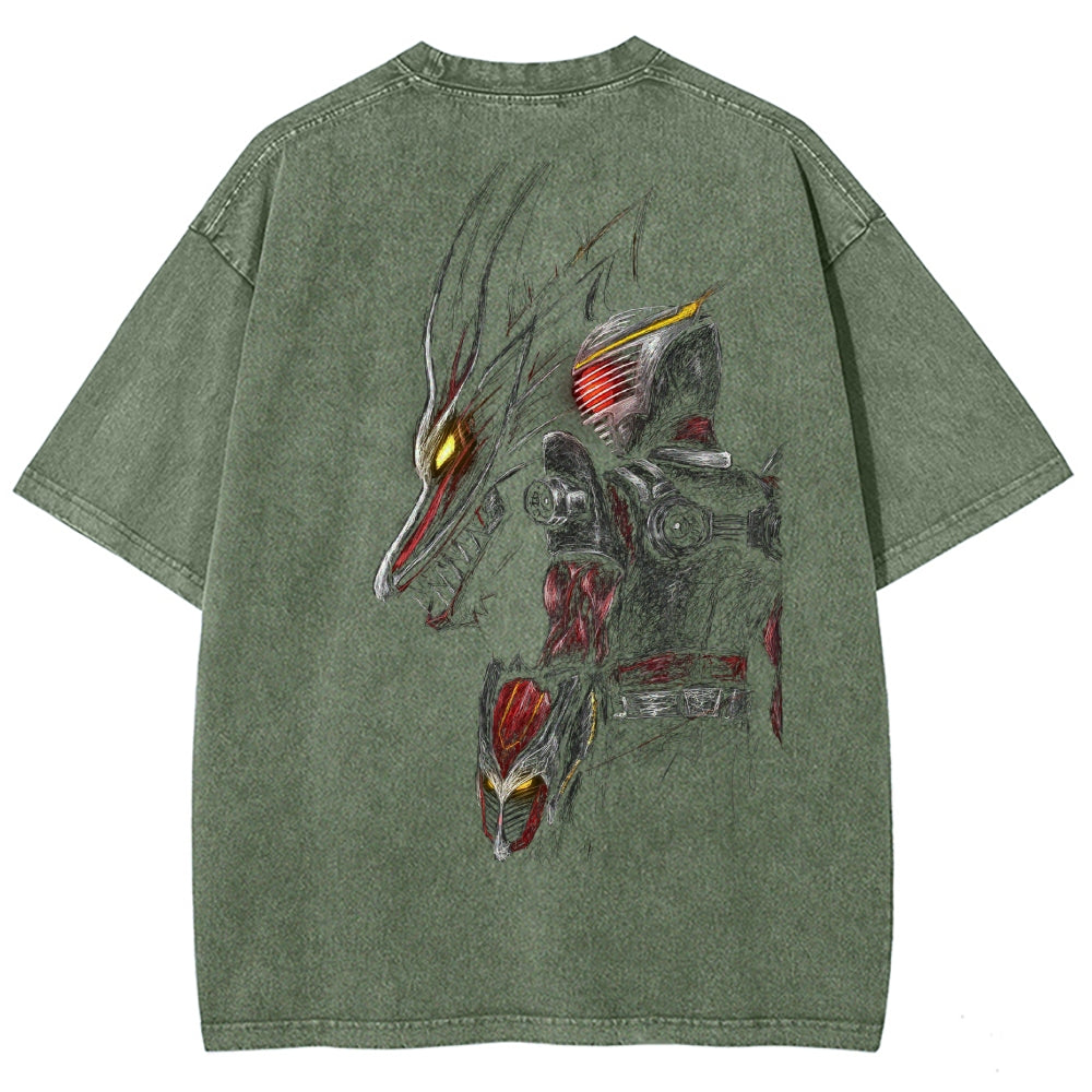 Kamen Rider Series Washed T-shirt 2606015995