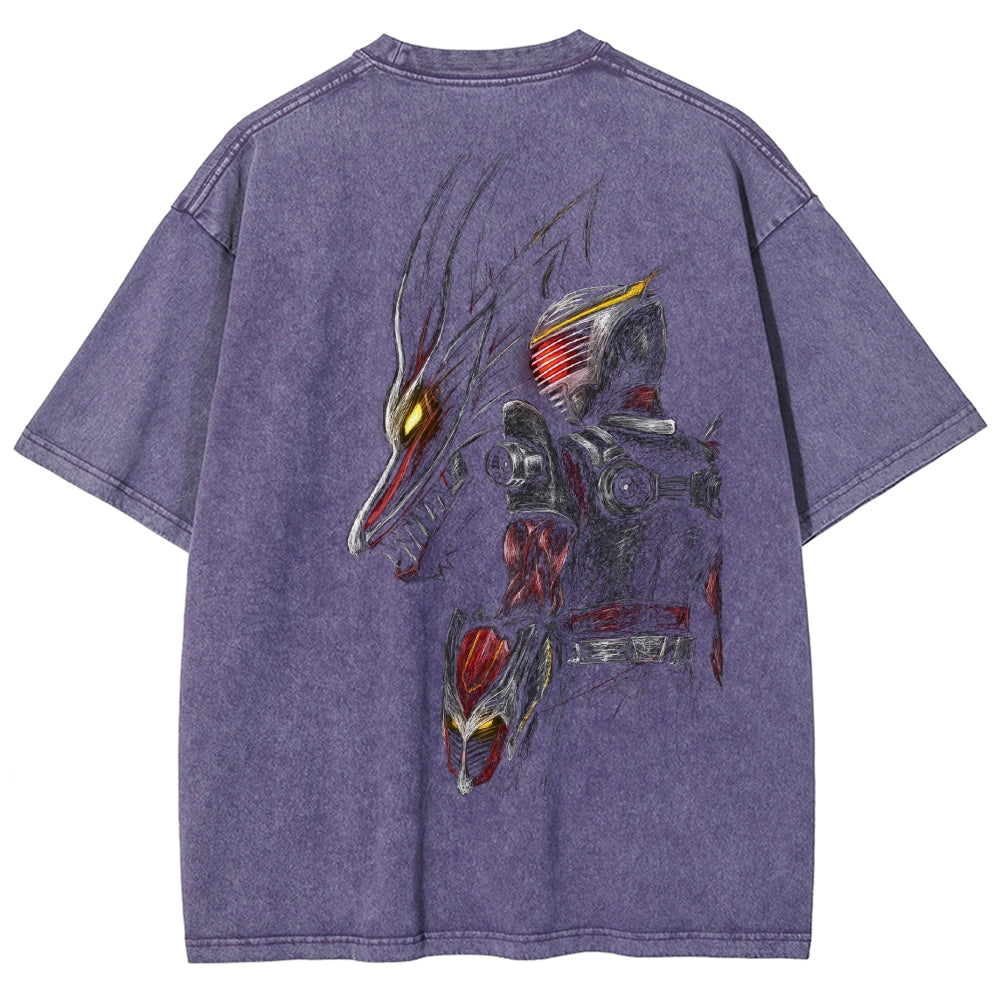Kamen Rider Series Washed T-shirt 2606015995