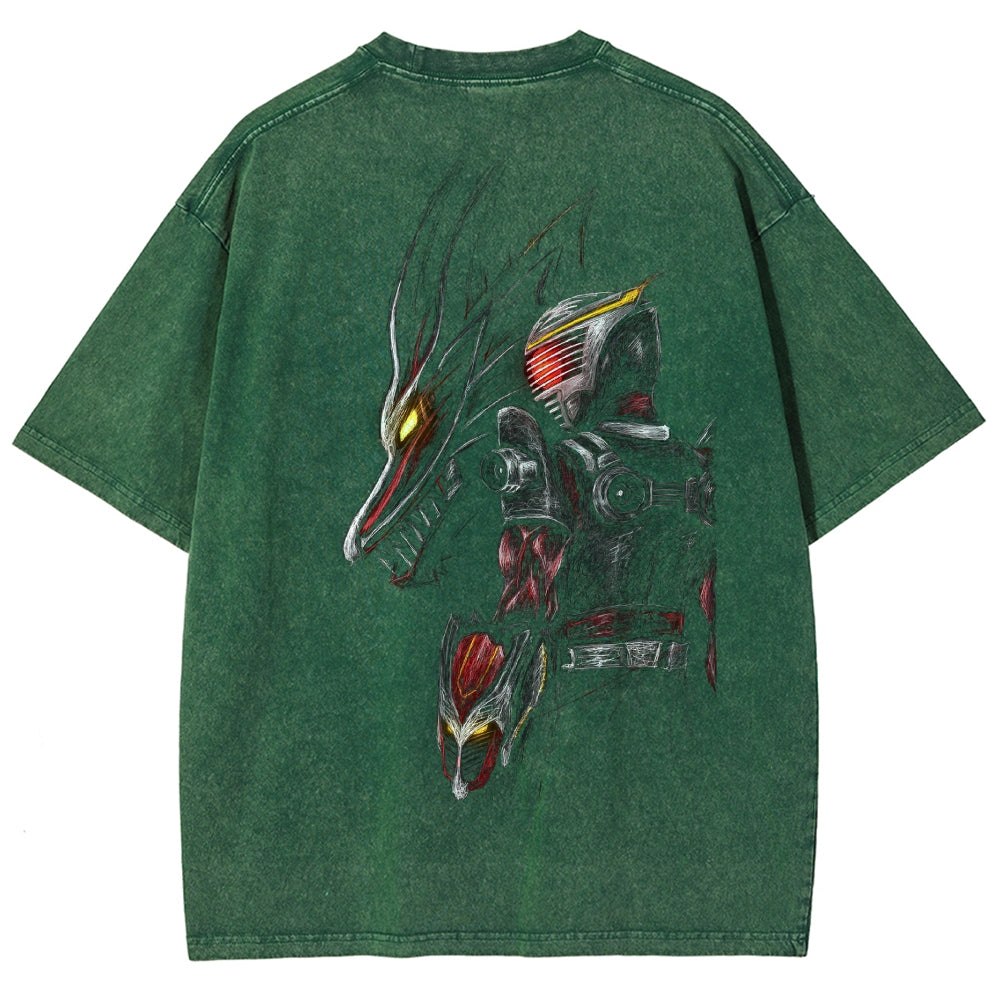 Kamen Rider Series Washed T-shirt 2606015995
