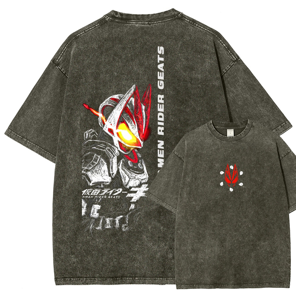 Kamen Rider Series Washed T-shirt 2606016003