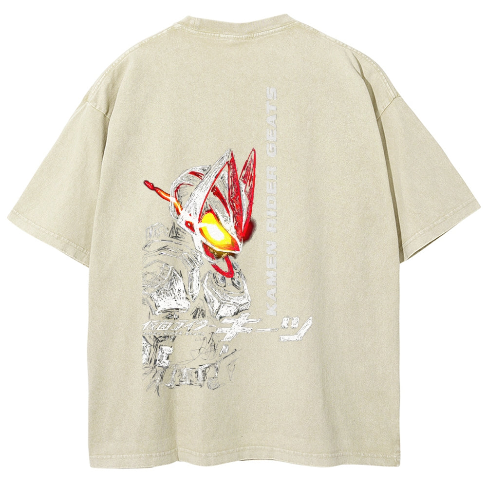 Kamen Rider Series Washed T-shirt 2606016003