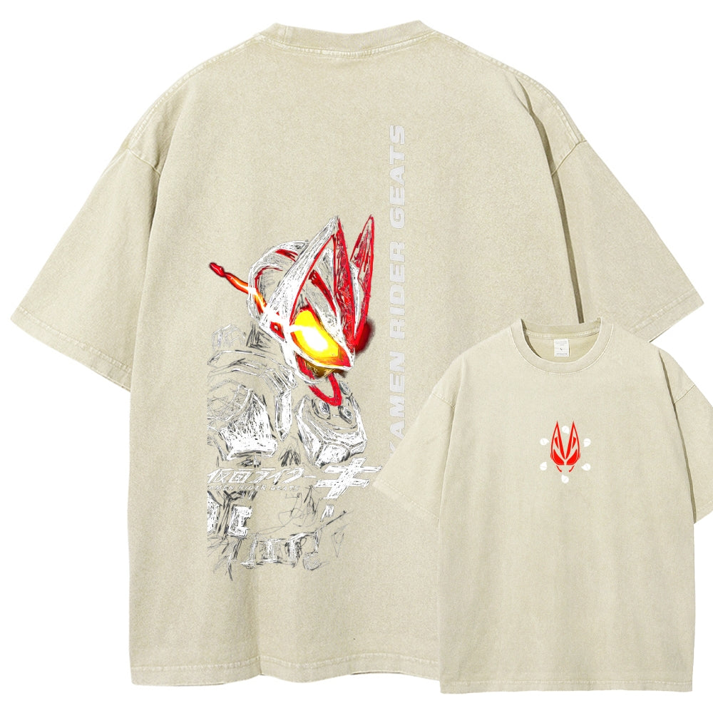 Kamen Rider Series Washed T-shirt 2606016003