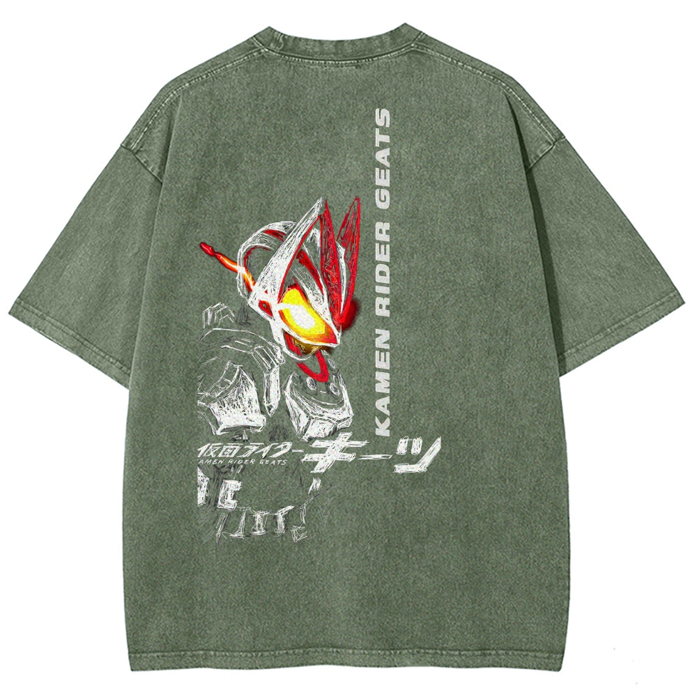 Kamen Rider Series Washed T-shirt 2606016003
