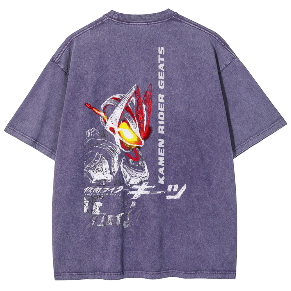 Kamen Rider Series Washed T-shirt 2606016003