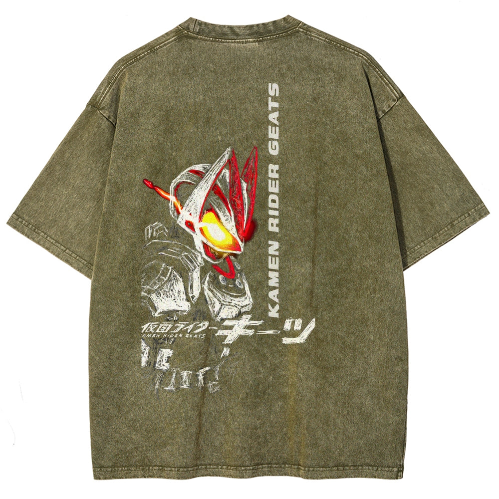 Kamen Rider Series Washed T-shirt 2606016003