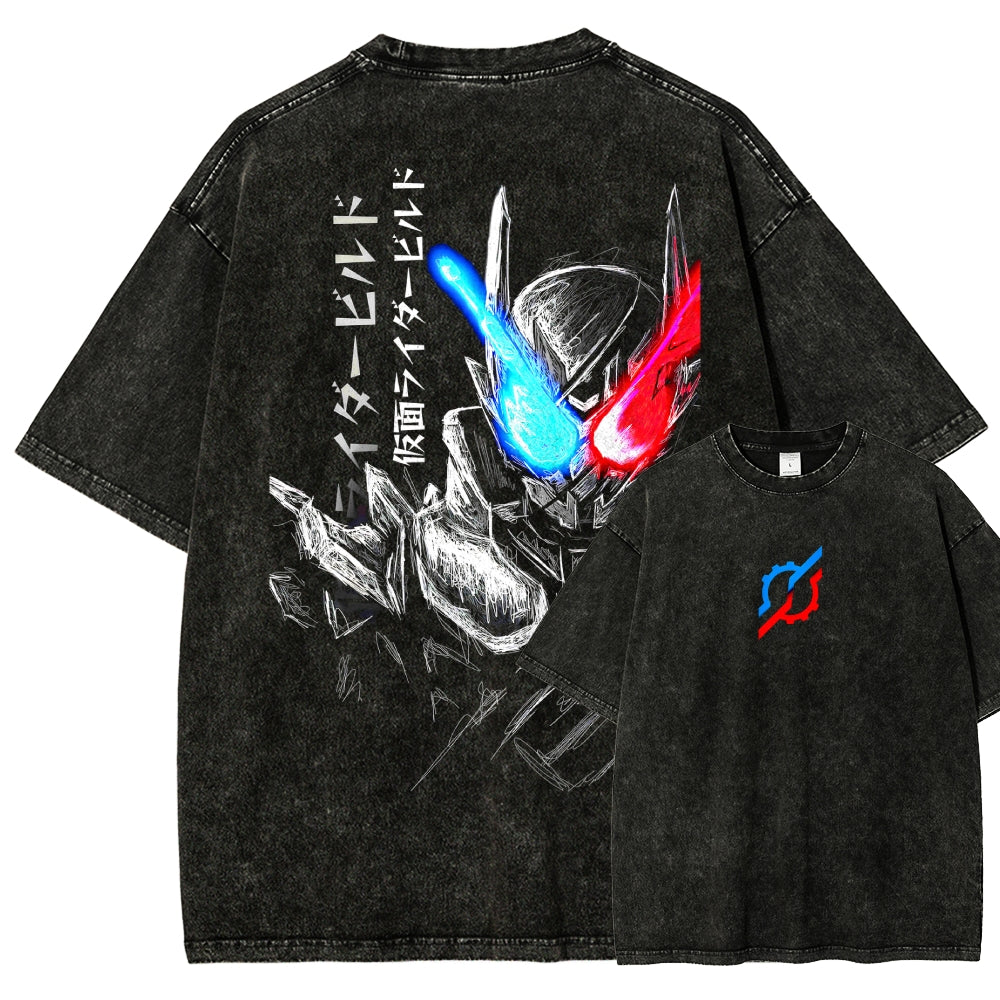 Kamen Rider Series Washed T-shirt 2606016015