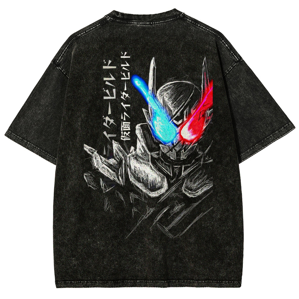 Kamen Rider Series Washed T-shirt 2606016015