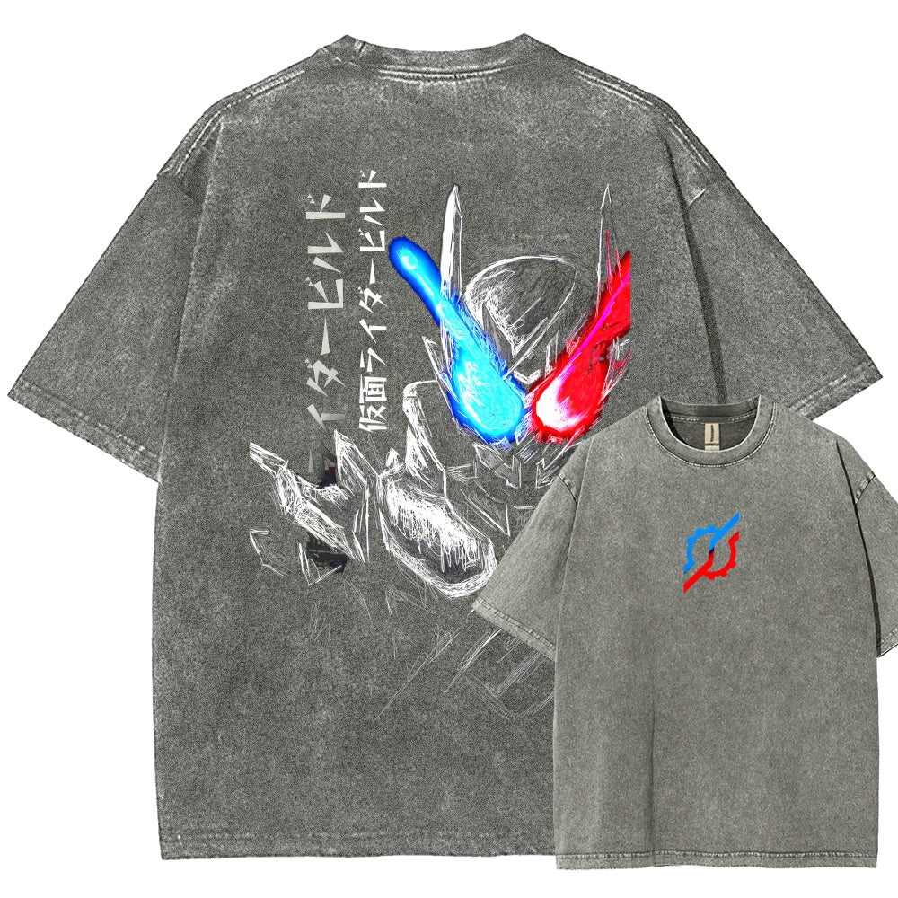 Kamen Rider Series Washed T-shirt 2606016015
