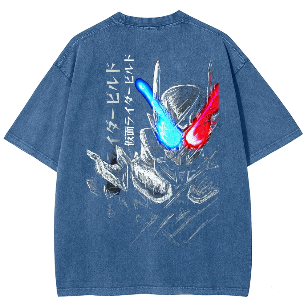 Kamen Rider Series Washed T-shirt 2606016015