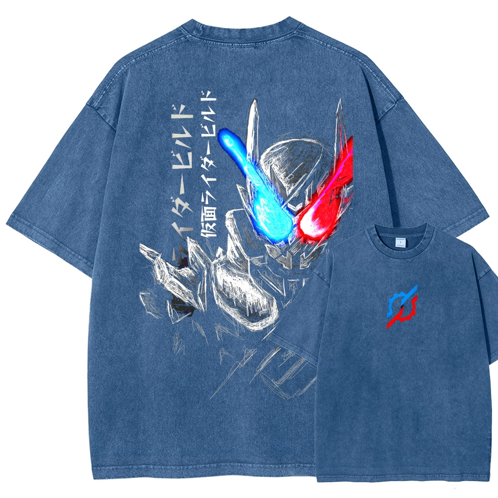 Kamen Rider Series Washed T-shirt 2606016015