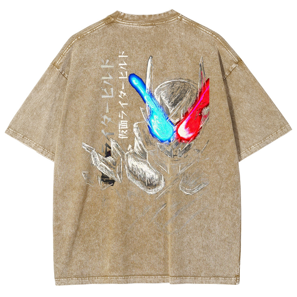 Kamen Rider Series Washed T-shirt 2606016015