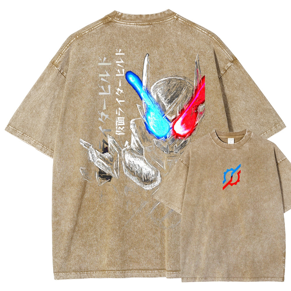 Kamen Rider Series Washed T-shirt 2606016015