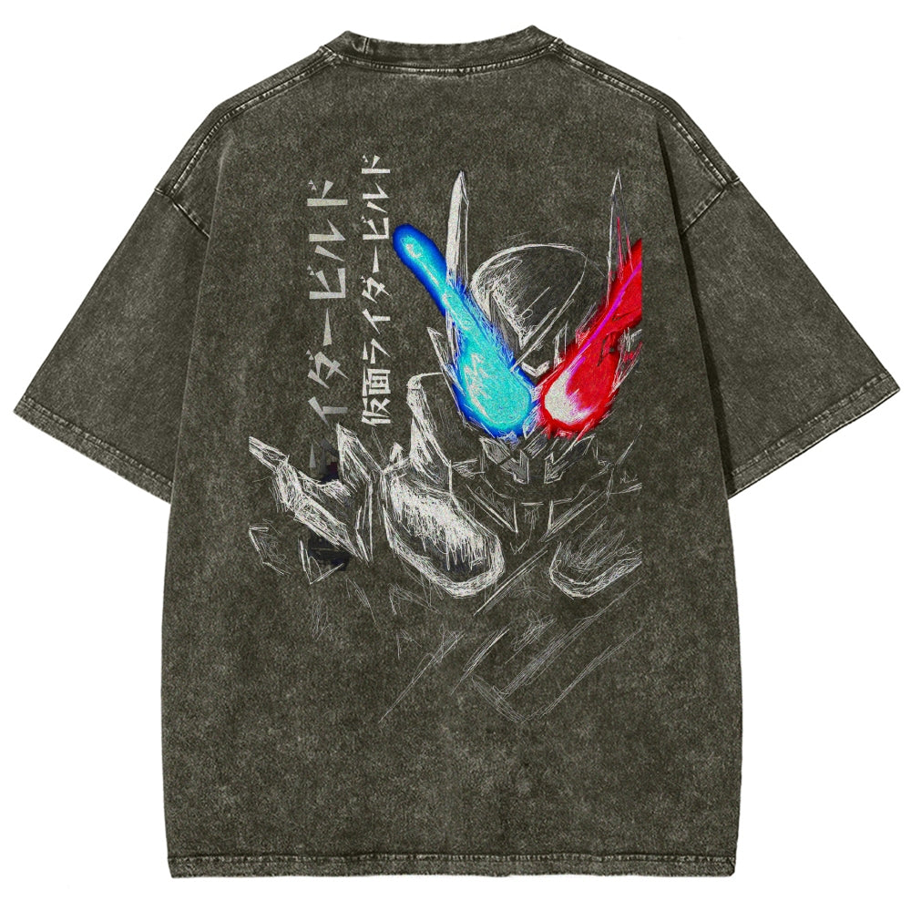 Kamen Rider Series Washed T-shirt 2606016015